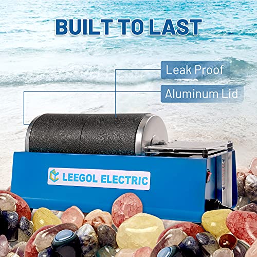 Leegol Electric Rock Tumbler Machine (Double Barrel) Pricepulse
