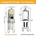 LEMENG G9 LED Light Bulb 2W, Mini Size 20W Equivalent 200LM, Warm White 2700K AC 120V Bi-Pin G9 Base LED Halogen Replacement Bulbs, Not Dimmable- 10 Pack