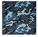 Sky Blue Camouflage Bandana (22
