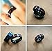King Will Thin Red Groove Black Brushed Tungsten Carbide Ring Wedding/Tungsten Silicone Set Band