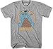 Sesame Street Cookie Monster Cookie Goals Mens Grey Heather T-shirt