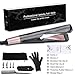 CHARMINER Professional Hair Straightener Curling Iron 2 in 1, Flat Iron Curling Iron, Tourmaline Twisted Beauty Hair Tools with LCD Digital Display&Auto Shut-Off Functions for All Hair Stylingthumb 3