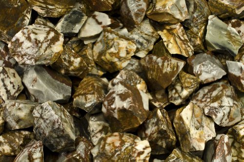 Fantasia Materials: 1 lb Panther Jasper Rough - (Select 1 to 18 lbs) - Raw Natural Crystals for Cabbing, Cutting, Lapidary, Tumbling, Polishing, Wire Wrapping, Wicca and Reiki Crystal Healing