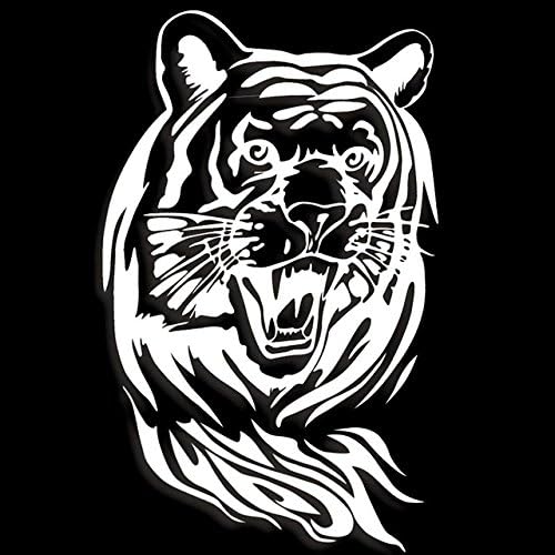 JOOEE 60CM Tiger Car Sticker for Car Whole Body Engine Hood Roaring Tiger Auto Sticker Waterproof for All Cars