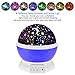 Projection Lamp Music Light Rechargeable Stars Projector Warm Night Lamp,Rotating and Changing 9 Colorful Light With 12 Soft Songs,Best Lamp for Babies Children, Nursery room Purple