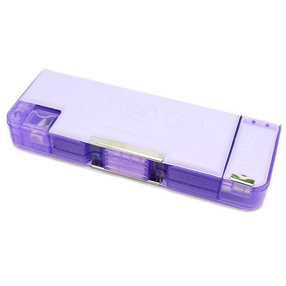 Mua 筆箱 小学生 女の子 ソフト ペンケース 型押し ハート 両面開き クラックス Tren Amazon Nhật Chinh Hang 2020 Fado