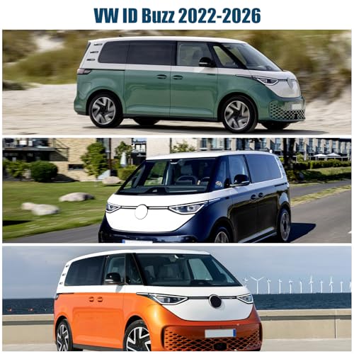 Opaltool Front Car Sun Shade for VW ID Buzz 2022-2026, 5PCS Car Windshield Sunshade, Block UV Rays, Protect Privacy and Sun, No Suction Cups Needed
