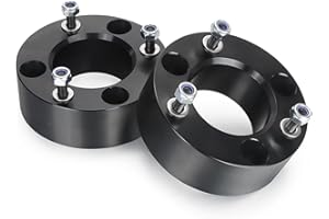 Lifronkit F150 3in Leveling Lift Kit, 3" Front Suspension Lift Kit Forged Strut Spacers for 2004-2024 Ford F150 2WD 4WD, Expedition, Mark LT, 6061-T6 Aluminum Level Kits CNC Machine Black Anodized