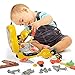 SainSmart Jr. Kids Tool Set 31 PCS, Little Engineer Pretend Toolbox Construction Tools, Role Play Engineer Workshop Tool Kit Play Tool for Preschoolers Kids