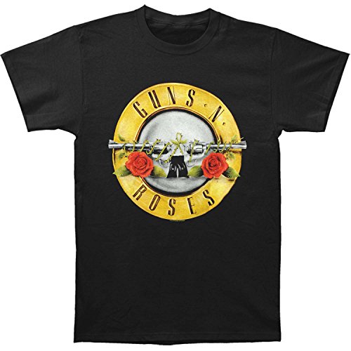 Bravado  Guns and Roses Men's Bullet Logo T-Shirt Black 3XL