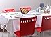 Utopia Kitchen 90 by 132-Inch, White Tablecloth, 100 Percent Polyester Rectangular Table Cover