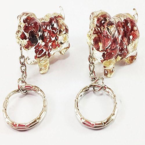 2 pcs. Resin Key Chain Imitate Dog Gift Souvenir Key Chain Accessories for Women