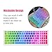 Keyboard Cover Compatible with ASUS PRO P2530UA P2540NV/UA/UB/Old ASUS with Numeric Keypad/VivoBook 15.6'' X540SA/NA X541UA/SA X542BA F542UA X751NA X555LA R540NA -Check Layout with Image 2-Rainbow