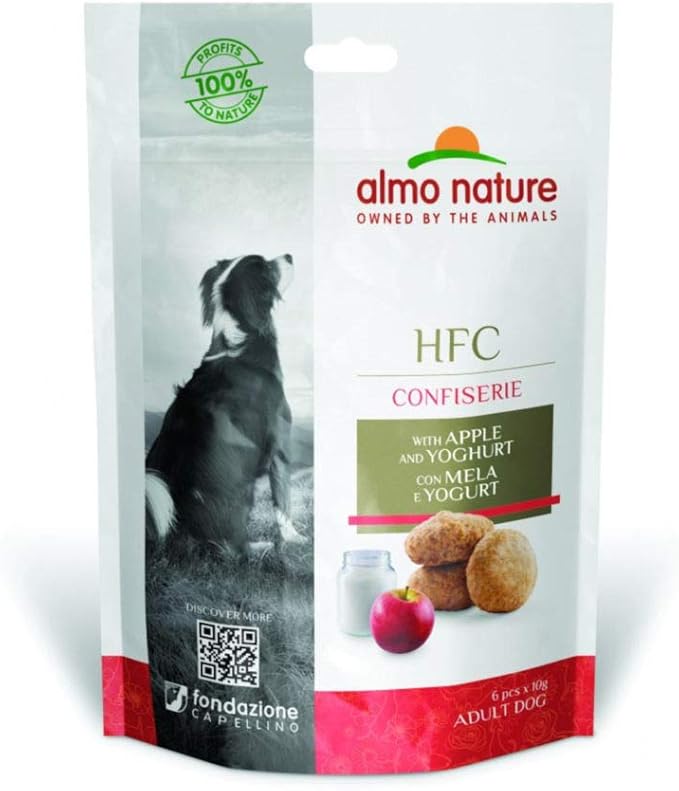 almo nature Hfc Confiserie Dog Treat With Apple & Yoghurt 6x10g (Pack