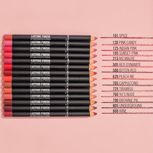 Rimmel london delineador labial lasting finish, delineador labial, tom 120 - 21 g
