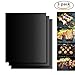 BBQ Grill Mats,Urgod set of 3 Non-stick Barbecue Accessories Grilling & Baking Mat,Reusable and Easy to Clean - Works on Gas, Charcoal, Electric Grill and More - 15.75 x 13 Inch