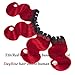 DAYRISE Ombre Red Body Wave Human Hair Bundles 4 Bundles (8 8 8 8 inch) Brazilian Virgin Human Hair Extensions Ombre Body Wave Bundles 2 Tone Color (T1B/RED)