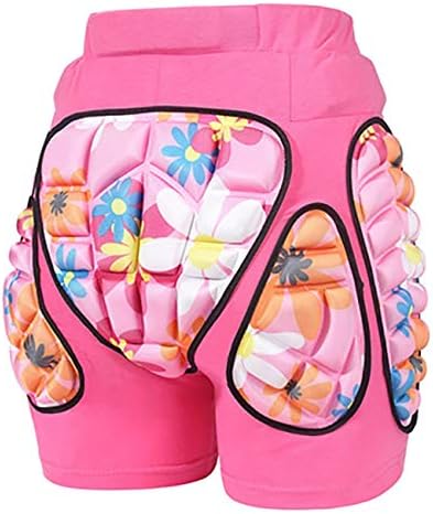 JMsDream 3D Padded Protection Hip EVA Short Pants Protective Gear for Kids & Adults Skating Riding Roller