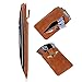 RFID Blocking Wallet, Marge Plus Slim Genuine Leather Card Holder Sleeve Wallet, Front Pocket Wallet RFID Blocking Card Holder Case for Men or Women-Card Holder Design For Up To 12 Cards(Brown)