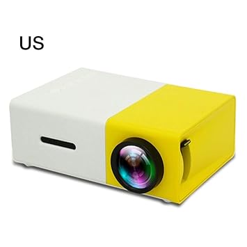 WHLDCD Proyector Proyector de Bolsillo portátil 1080P 600LM Home ...