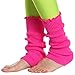 JustinCostume Girls' 80's Accessories Headwear Skirt Leg Warmers Gloves Pink A