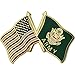 American and U.S. Army Cross Flags 1