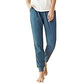 Latuza Women's Cotton Pajama Joggers Knit Lounge Pants