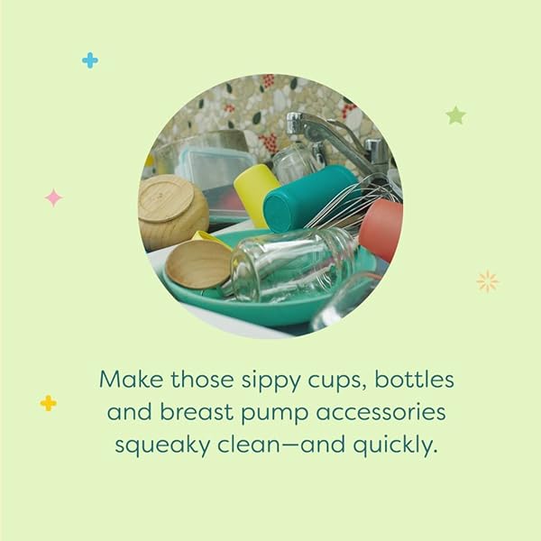 BABYGANICS FOAMING DISH SOAP, PUMP BOTTLE, FRAGRANCE FREE, 16 OZ.