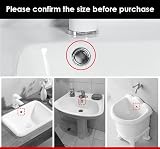 Casoter Black Brass Basin Overflow Cover Ring 30mm Hole Insert Decor view 5