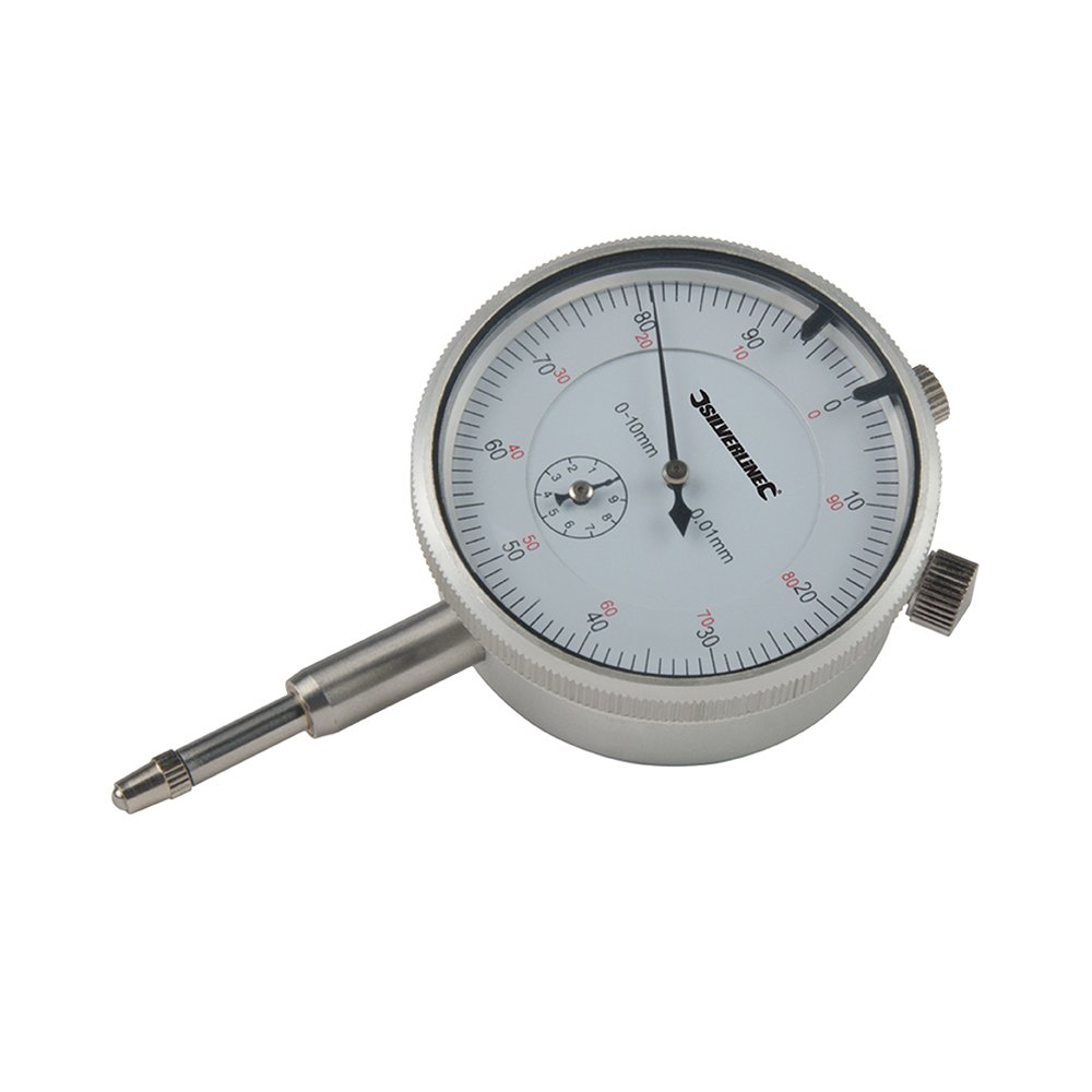 Silverline Metric Dial Indicator 0 - 10mm (196521)