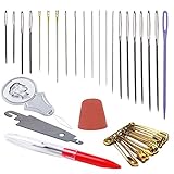 ZP Crafts Sewing Needles Set with Needle Threader and other accessories.