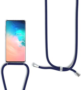 Carcasa de movil con Cuerda para Colgar Samsung Galaxy S10 -Funda para iPhone/Samsung/Huawei con Correa Colgante para Llevar en el Cuello -Hecho a ...