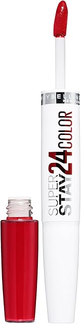 Maybelline SuperStay 24H Lipstick Dual Ended Shade 553 Steady Red-dy