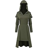 KDAFJLKD Medieval Clothing Women Renaissance Witches Costume Viking Gothic Dresses Cosplay for Halloween