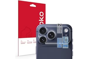 skoko Invisible Camera Lens Back Skin for iPhone 17 Pro Max | Matte & Ultra-Thin TPU Screen Protector | Easy installation Gui