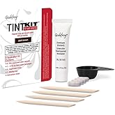 Godefroy Hair Color Kit for Spot Coloring, Covers Up Gray Hairs, Dark Brown, 4-Application Kit, Pack of 1