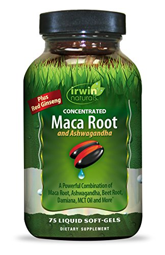 Irwin Naturals Maca Root and Ashwagandha, 75 Count Irwin Naturals Maca Root and Ashwagandha, 75 Count