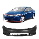 MBI AUTO - Primered, Front Bumper Cover Fascia for 2012 Honda Civic Sedan 12, HO1000280