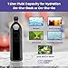 Infinity Jars 1 Liter Ultraviolet Glass Water Bottle – Airtight, Leak-Proof, Smell-Proof Dark Glass Bottle, Preserves Freshness – Durable & Reusable for Water, Juice, Oil, Kombucha, Vinegar 3 Pack