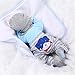 SanyDoll Reborn Baby Doll Soft Silicone 22inch 55cm Magnetic Lovely Lifelike Cute Lovely Baby cute doll birthday gift