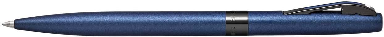 Sheaffer Reminder Matte Metallic Blue w/Glossy Black PVD Appointments Ballpoint Pen, Blue,Gray,White,Black - Image 3