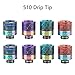 Satelliter 810 Drip Tip, 510 Drip Tip, 8 Pack Standard Resin DrIp Tip Connector for Ice Maker Coffee Mod(H03)