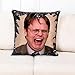 Mermaid The Office Merchandise Sequin Pillow Covers Dwight Schrute Magic Reversible Sequin Cushion Cover Decorative Pillowcase That Change Color (L The Office-Black Sequins)