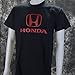 Honda Logo on a Black T Shirt