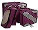 BAGAIL 6 Set Packing Cubes,Travel Luggage Packing Organizers(6Set Burgundy)