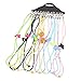 Natuworld 1Dozen(12pcs) Colorful Elastic Adjustable Reading Glasses Eyewear Eyeglass Cord Neck Strap Rope Chains Holder for Kids