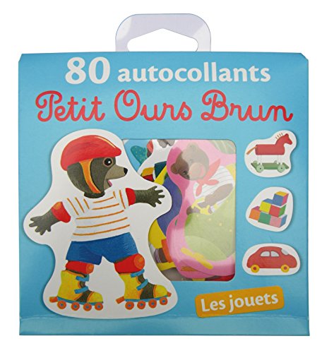 80 autocollants Petit Ours Brun