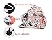 ZWZCYZ Women's Ladies Girls N95 PM 2.5 Cotton & Activated Carbon Respirator Masks Can Be Washed Reusable Masks Multiple Colors (Pink Bow)