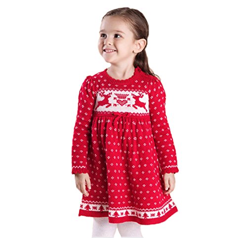 Toddler Kids Girls Christmas Dress Reindeer Lebanon | Ubuy