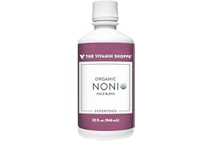Organic Noni - Natural Juice Blend, Exotic Super Fruit - Tropical Noni Fruit (or Morinda Citrifolia) Supports Immune Health (32 Fl Oz.) by The Vitamin Shoppe